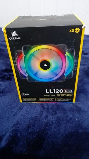 PC Fans Corsair LL120 RGB 120mm X2 + Command Pro