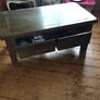 solid oak coffee table for sale Image 4