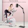 Tablet Floor Stand, Adjustable Universal 360 degree Rotatable Metal Tablet Holder, Phone Stand for iPad/iPhoneX/iPad Pro or Other 4.7 12.9 Inch Screen Devices (Black) Image 4
