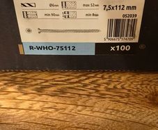 Rawlplug R-WHO-75112 Concrete Frame Screws 7.5 x 112mm