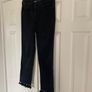 Next Black Straight Leg Jeans with Tassles Image 2