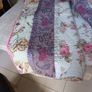 Patchwork  Style Multi Coloured  Double Bed Throw.  S. 200cm x 180cm Image 2