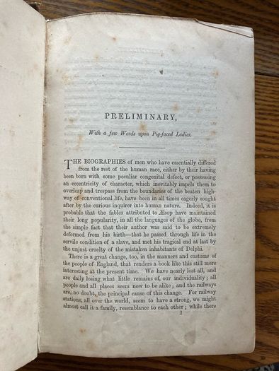 The Book of Wonderful Characters c1870