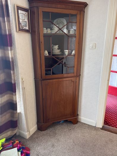 Cabinet - solid wood display cabinet