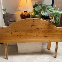 Good Solid King Size Wooden Headboard - Can Deliver