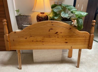Good Solid King Size Wooden Headboard - Can Deliver