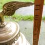Antique Brass  Eagle Finial or Decorative Topper Image 9