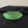 Vintage Green Glass Ashtray Image 4