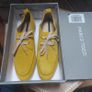New Yellow Suede Lace-ups UK 6.5 FREE POST Image 2