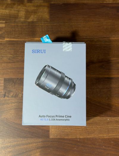 Sirui 40mm T1.8 1.33x Anamorphic E Mount Lens