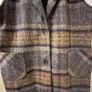 Check Sleeveless Jacket Image 3