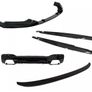 For Bmw G30 G31 5 Series Full Body Kit Gloss Black Front Lip Diffuser Spoiler M Sport 2017- 2021 Image 2