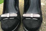 Calvin Klein Ladies Black High Heel Court Shoe