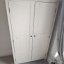 Laura Ashley White 2 Door Wardrobe Armoire  Excellent Condition Image 2