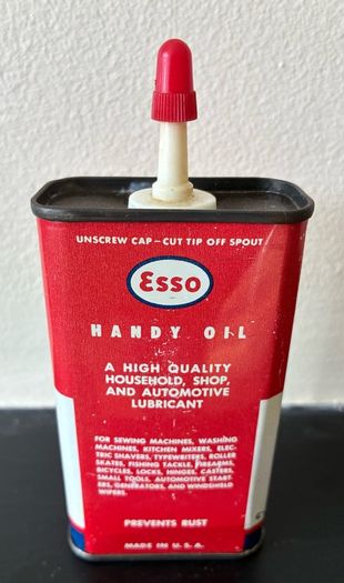 Vintage Esso Handy Oil Can - Full - Never Opened