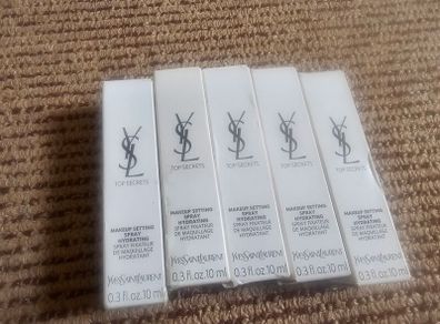 Five Brand NewYSL Top Secrets Makeup Setting Spray Hydrating 10ml each