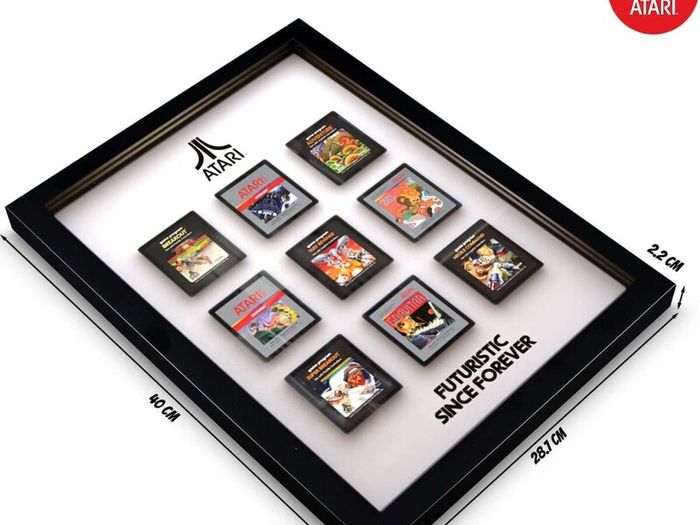 Official Atari Cartridges 3D Wall Art Frame (Brand New In Box)