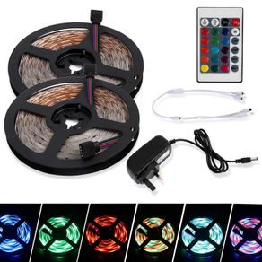 10m Led Light Strip RGB 3528 Colour Changing Flexible Ribbon Tape Diode5M 10M