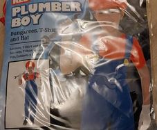 Size m kids plumber costume
