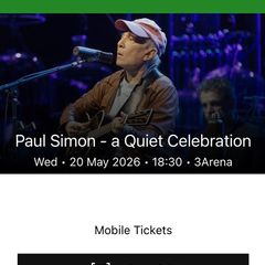 paul simon tickets x 3