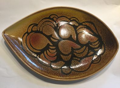 Vintage Poole Aegean Pottery Hand Painted Plate shape 91