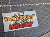 Funny camper sticker