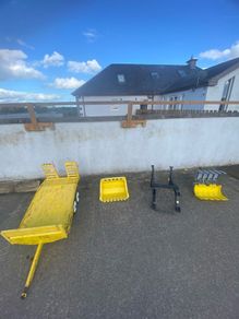 Ride on tractor attachments