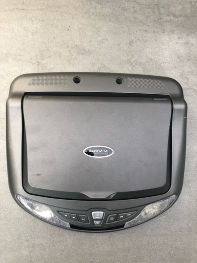 Roof mounted DVD system with 5 sets of Bluetooth Headphones