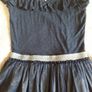 NEW navy ruffle dress (11-12) Image 4