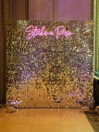 Premium Flower & Shimmer Walls for Hire