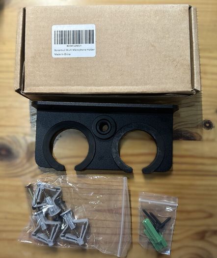 Borenbuir multi microphone holder