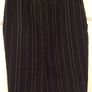 Warehouse black pinstriped skirt Image 2