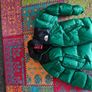 supreme x north face green nuptse Image 3