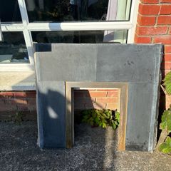 slate fireplace insert