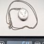 Vintage 925 Sterlinh Silver Photo Locket Necklace, Birmingham 1976 Image 10
