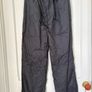 Trespass waterproof trousers, unisex, size L, black, pack away size Image 4