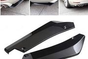 Universal Car Gloss Black Front Rear Bumper Strip Lip Spoiler Diffuser Splitter Scratch Protector Winglets Side Skirt Extension