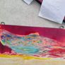The View 30.5 X 30.5 Cms Oil On Board Composition Abstraite Multicolore Image 5
