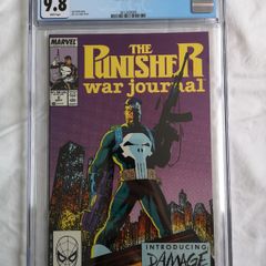 Punisher War Journal 8 CGC 9.8 Framed Certified Graded Comic Jim Lee cover