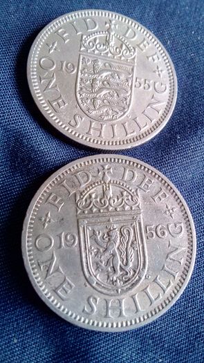 English and Scottish Shillings.