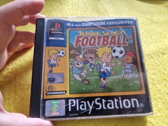 Junior Sports Football PlayStation1 Ps1 PlayStation2 Ps2 games Original