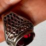 Vintage Sterling Silver Statement Ring Image 9