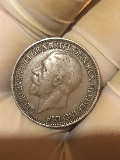 George V Half Penny 1915-1922 x11 Pictures