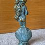 Vintage Brass Statuette Depicting The Birth Of Venus Image 2