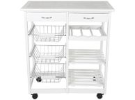 main image for ad BRAND NEW Kitchen Islands Trolleys Hotel Catering Serving Trolley Moveable Kitchen Storage Rack Four-layer Home Utility Shelf Trolley HWC