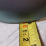 Rare Franz Caffrey Art Nouvau Tall Abstract Glass Vase Red Black Snake Irish 9" Image 10