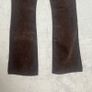 Citizens Of Humanity Isola Flare Trousers Sz 23W XXS Brown Corduroy Boho Retro Image 9