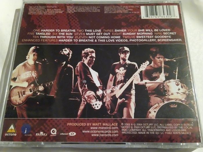 Maroon 5 - Songs about Jane Cd