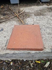 Reclaimed red tiles