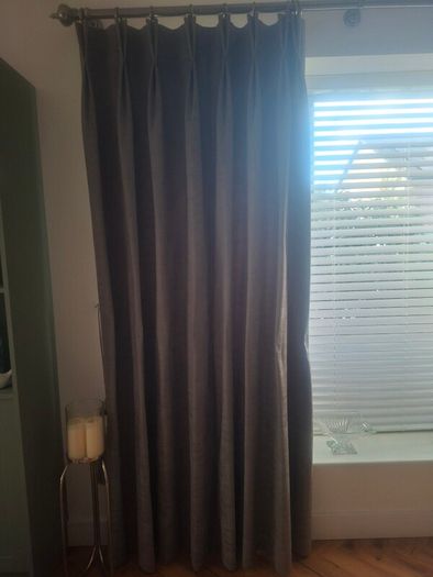 Pair of Custom made franch pleat curtains curtains